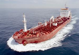 Modern Chemical tanker hellespont credo underway